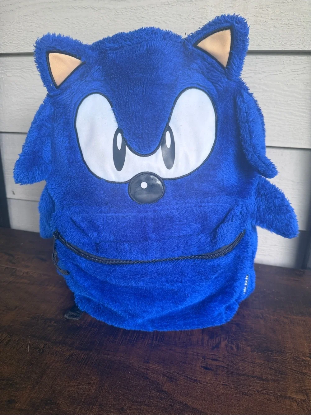Sonic Plush Character Backpack - Blue
